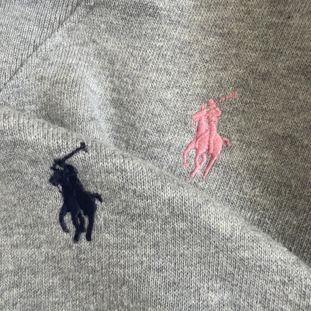 Polo Ralph Lauren Pink Pony Collection Hoodie All Over Embroidered Logo Women Sm - Picture 8 of 11